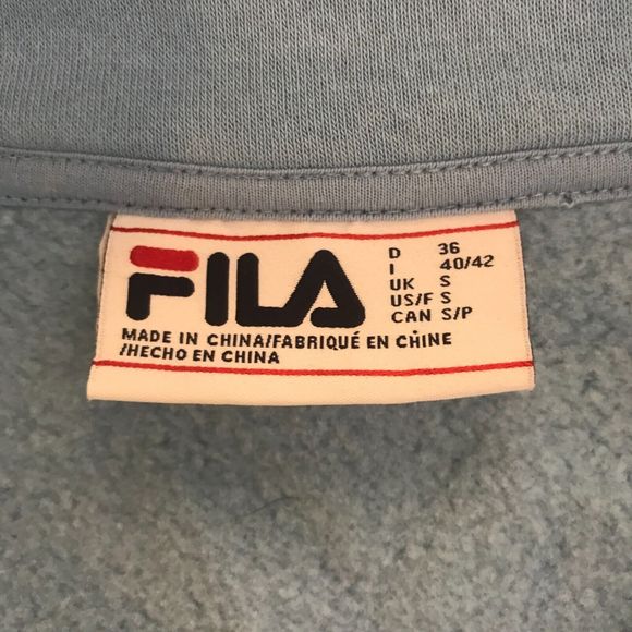 FILA 1/4 Zip Sweater Mens Small Pullover Multicolor Fleece Jacket Activewear - Picture 3 of 6